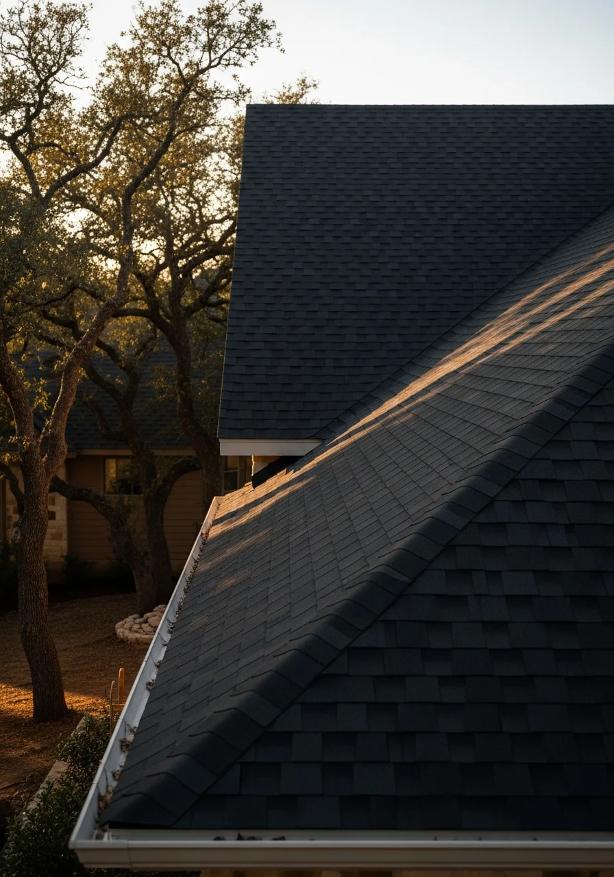 South Texas coastal home with new roof installation and professional exterior restoration work